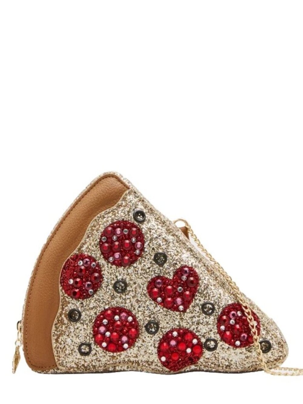 NEW SOLD OUT Betsey Johnson Sauced Up Bag Pepperoni Slice Pizza Crossbody Bag